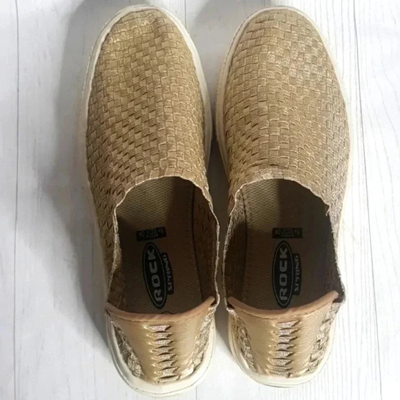Rock Spring Shoe womens size 38 7.5 US  Gold - Picture 3 of 6